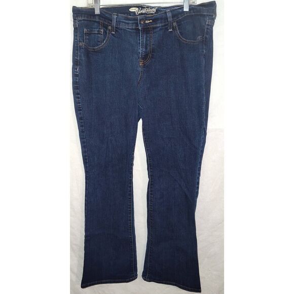 Old Navy THE SWEETHEART Jeans 14 short New Rinse - Picture 1 of 7